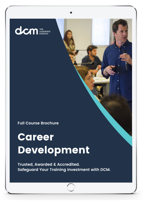 Get the  Career Development Training Full Course Brochure & Timetable Instantly